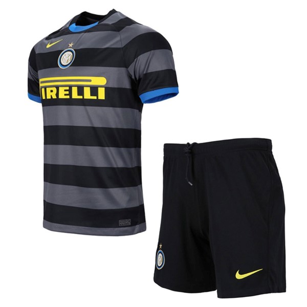 Camiseta Inter Milan Tercera equipo Niño 2020-21 Gris